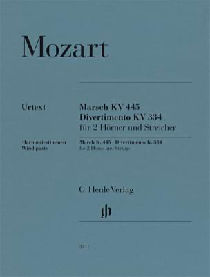 Parcourir les pages de Marche Kv 445 - Divertimento Kv 334 - MOZART - Partition