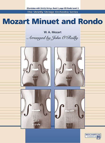 Minuet and Rondo MOZART Partition
