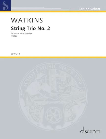 Trio à Cordes n° 2 Huw Watkins Partition Trios