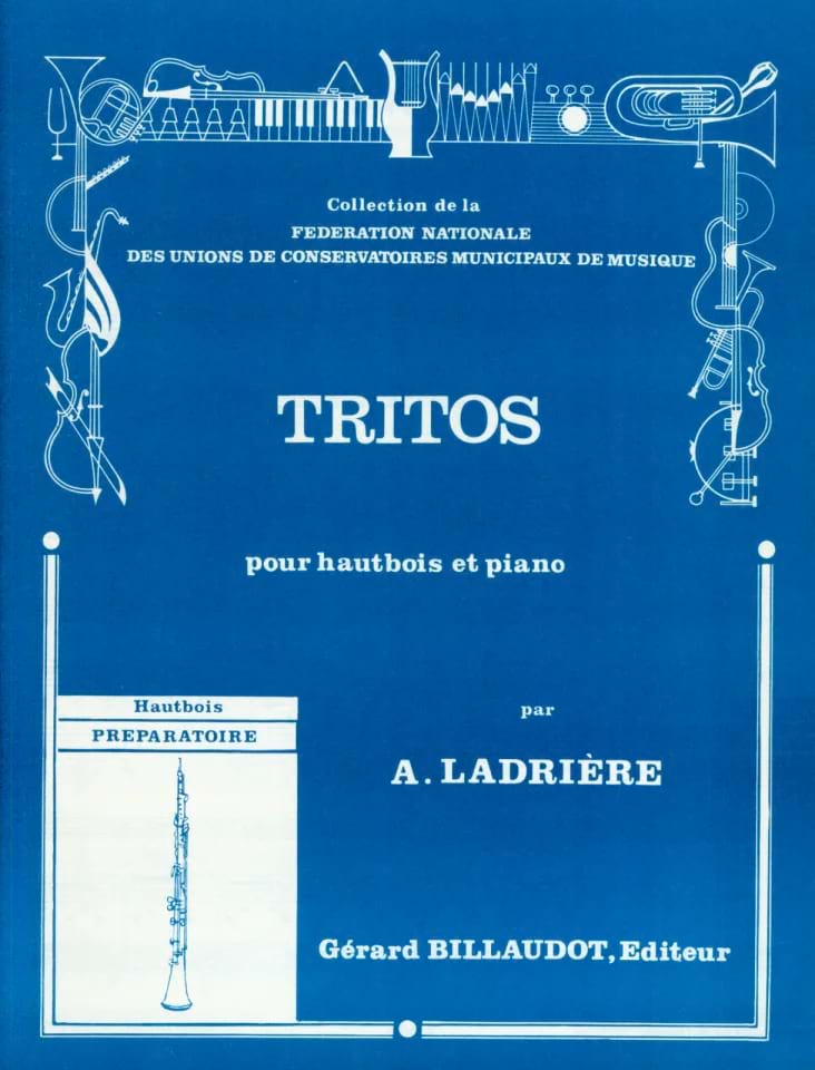 Tritos - Alain Ladrière - Partition - Hautbois
