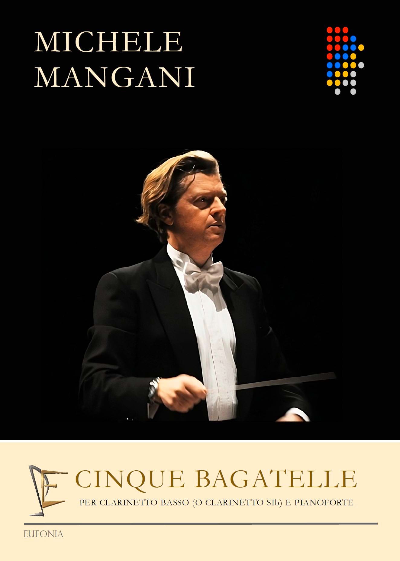 Cinque Bagatelle Michele Mangani Partition Clarinette