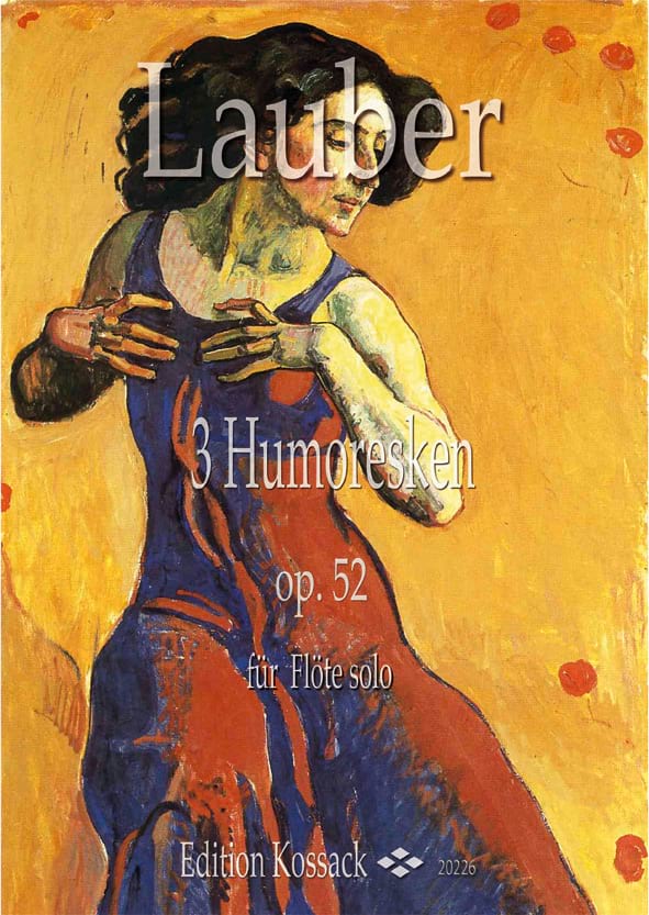 3 Humoresques opus 52 Joseph Lauber Partition Flûte traversière