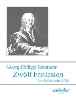 Zwölf Fantasien TELEMANN Partition Violon