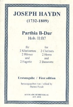 Sextuor Vents Hob Ii:b7 HAYDN Partition Sextuors