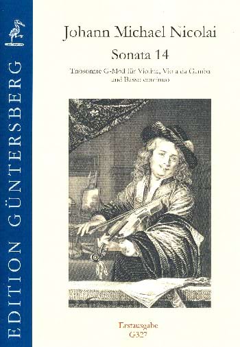 Sonate g-Moll Nr.14 Johann Michael Nicolai Partition