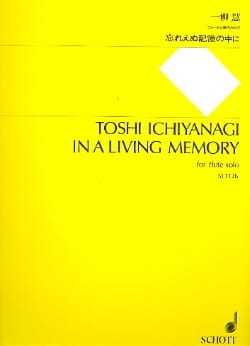In a living memory - Flute solo - Toshi Ichiyanagi - Partition