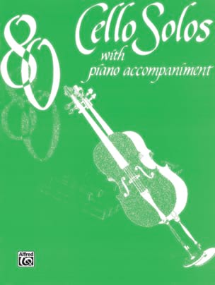 80 Cello Solos with piano acc. Cello solos 80 Partition Violoncelle