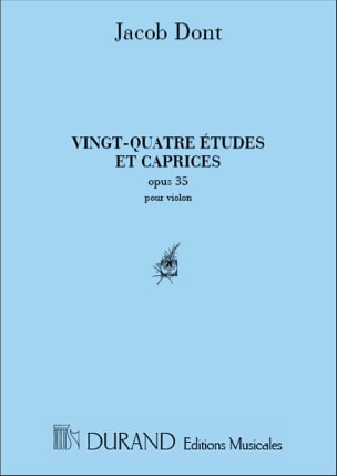 24 Etudes et caprices op. 35 Jacob Dont Partition Violon