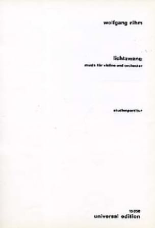 Lichtzwang - Wolfgang Rihm - Partition - Grand format