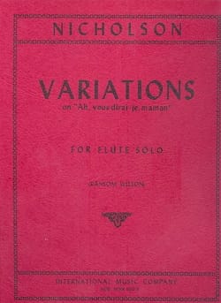 Variations on Ah, vous dirai-je Maman - Flute solo