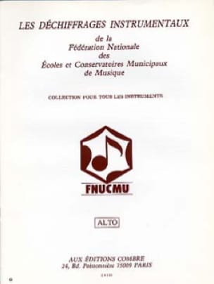 Déchiffrages instrumentaux - Alto F.N.U.C.M.U Partition Alto