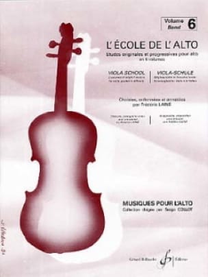 L'école de L'alto Volume 6 - Frédéric Lainé - Partition - Alto