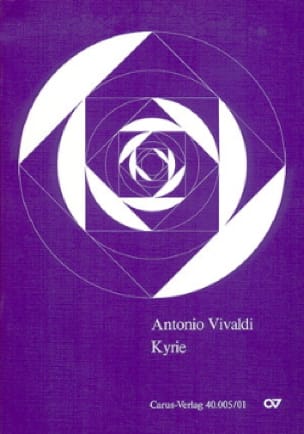 Kyrie RV 587- Partitur VIVALDI Partition Grand format