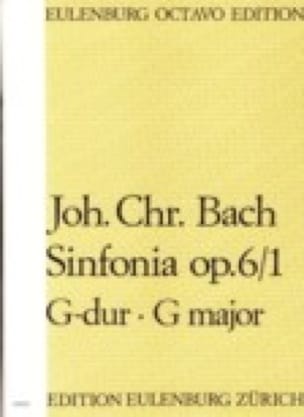 Sinfonia op. 6 n° 1 G-Dur - Johann Christian Bach - Partition