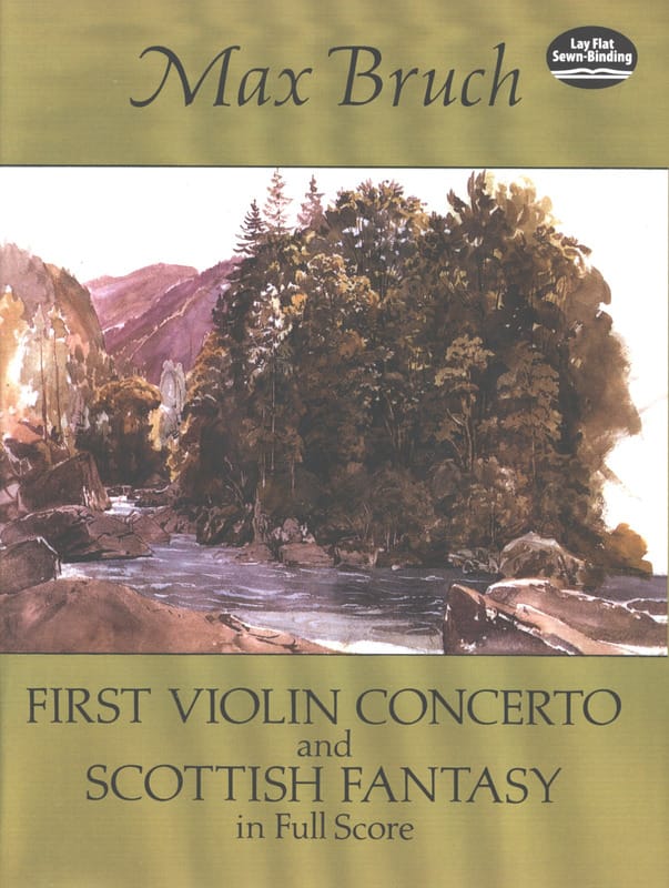 1st Violin Concerto And Scottish Fantasy - Full Score - BRUCH