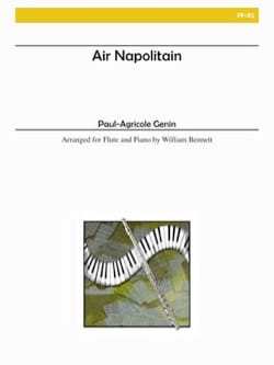 Air napolitain op. 8 Paul Agricole Génin Partition Flûte traversière