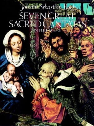 7 Great Sacred Cantatas BACH Partition Grand format