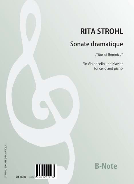 Sonate dramatique 'Titus et Bérénice' Rita Strohl Partition