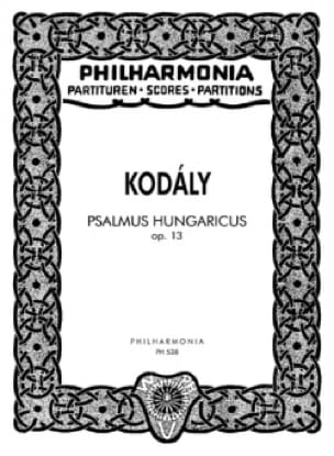 Psalmus Hungaricus op. 13 - Partitur KODALY Partition Petit format