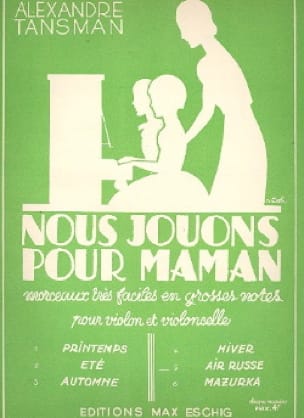 Nous jouons pour maman - n° 5 : Air Russe - Alexandre Tansman