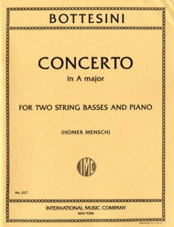 Concerto - 2 Contrebassi piano BOTTESINI Partition Trios