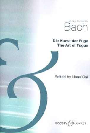 Die Kunst der Fuge - Partitur BACH Partition Grand format