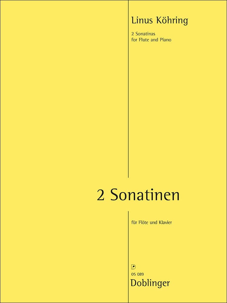 2 Sonatines Linus Köhring Partition Flûte traversière