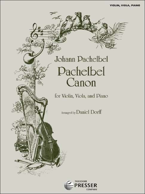 Canon - Trio Violon, Alto et piano PACHELBEL Partition
