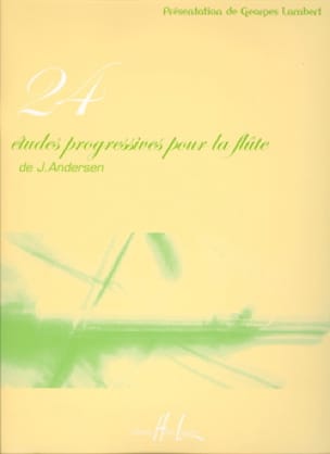 24 Etudes Progressives pour la Flûte - ANDERSEN - Partition