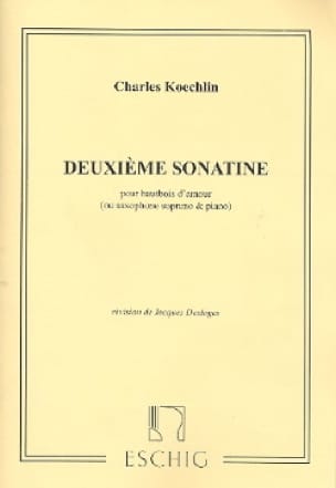 2° Sonatine Op.194 N°2 - Partie Hautbois D'amour - Charles Koechlin