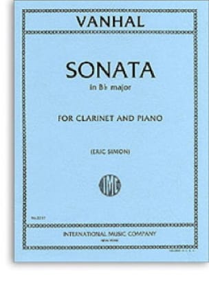 Sonate En Sib Maj. Vanhal Partition Clarinette