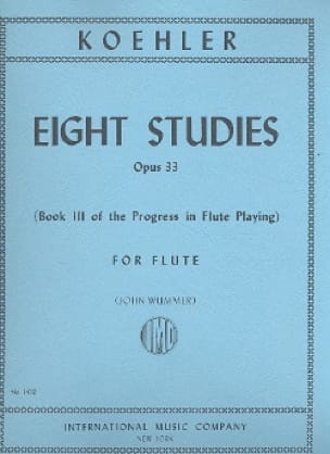 8 Studie op. 33 - Book 3 - Ernesto KÖHLER - Partition