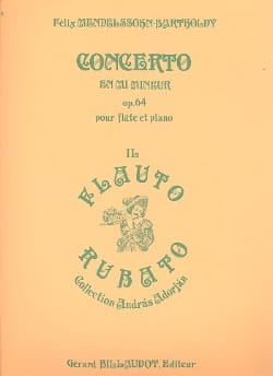 Concerto en Mi Mineur Op 64 MENDELSSOHN Partition Flûte traversière