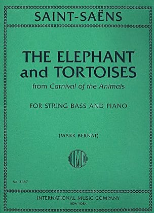 The Elephant and Tortoises SAINT-SAËNS Partition Contrebasse