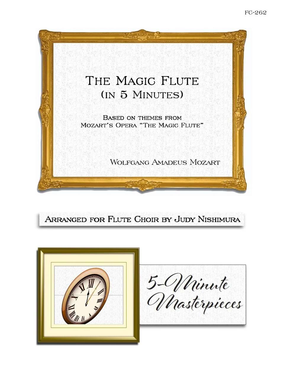 The Magic Flute (in 5 minutes) for Flute Choir MOZART Partition