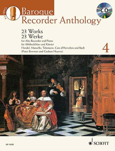 Baroque Recorder Anthology Volume 4 Partition Flûte à bec