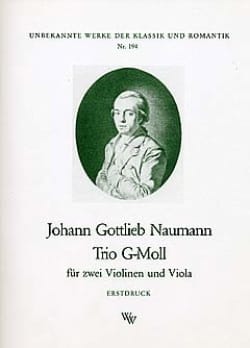 Trio g-moll - 2 Violinen Viola - Stimmen - Johann Gottlieb Naumann
