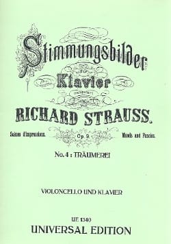 Träumerei op. 9 n° 4 Richard Strauss Partition Violoncelle