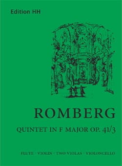Quintett F-Dur op. 41/3 - Flöte Violine 2 Violen Cello - Partitur + Stimmen