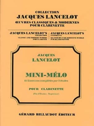 Mini-Mélo - Clarinette Jacques Lancelot Partition Clarinette