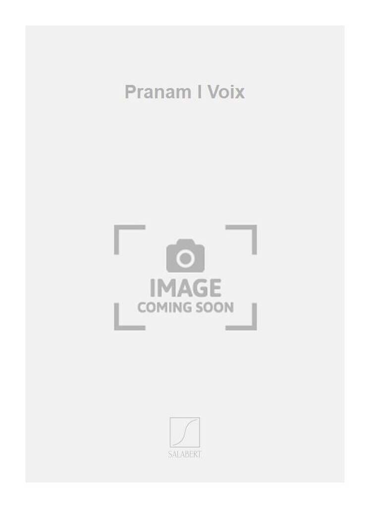 Pranam 1 Giacinto Scelsi Partition Grand format