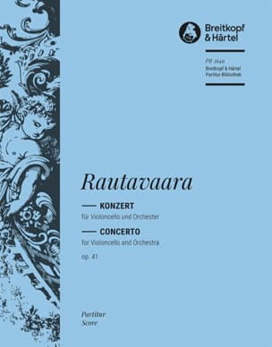 Concerto pour Violoncelle, op. 41 - Einojuhani Rautavaara - Partition