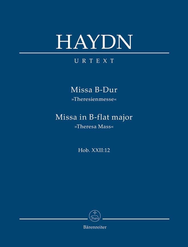 Missa B-Dur Theresa-Mass - Score HAYDN Partition Petit format