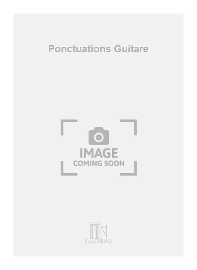 Ponctuations - Guitare Odette Gartenlaub Partition Guitare