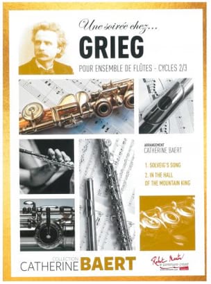 Une soirée chez.. Grieg GRIEG Partition Flûte traversière