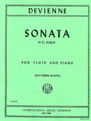 Sonata in E flat major - Flute piano - François Devienne - Partition