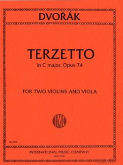 Terzetto C major op. 74 - 2 Violins viola - Parts - DVORAK - Partition