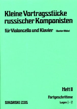 Kleine Vortragsstücke Heft 2 Russischer Komponisten - Gunter Ribke