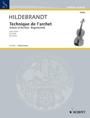 Technique de l'archet Merrick B. Hildebrandt Partition Violon