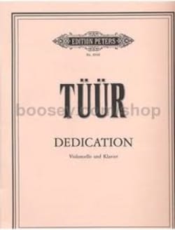 Dedication Erkki-Sven Tüür Partition Violoncelle